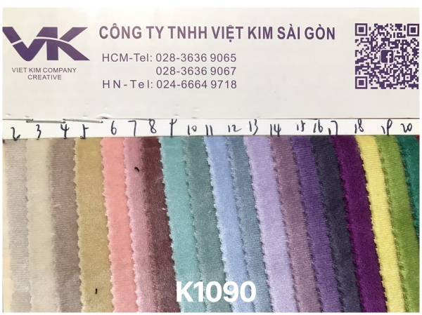 Vải nhung - Vải Việt Kim - Công Ty TNHH Thương Mại Việt Kim (SG)